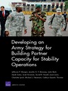 Developing an Army Strategy for Building Partner Capacity for Stability Operations (eBook)